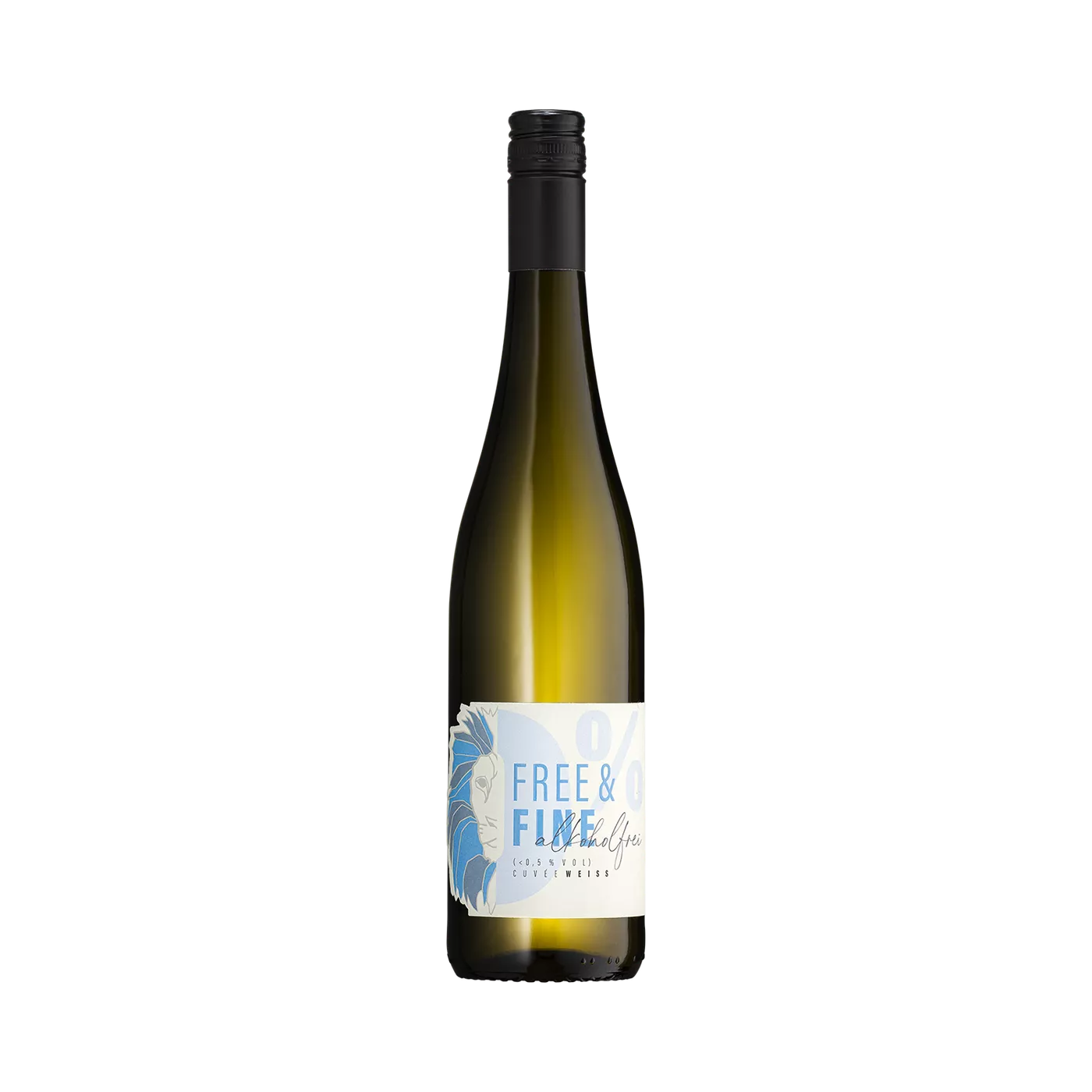 Abbildung des Produktes: Free and Fine - alkoholfreier Weißwein - 94004